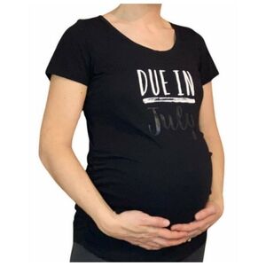 "Due in July" Motherhood‎ Maternity Side Cinched Top